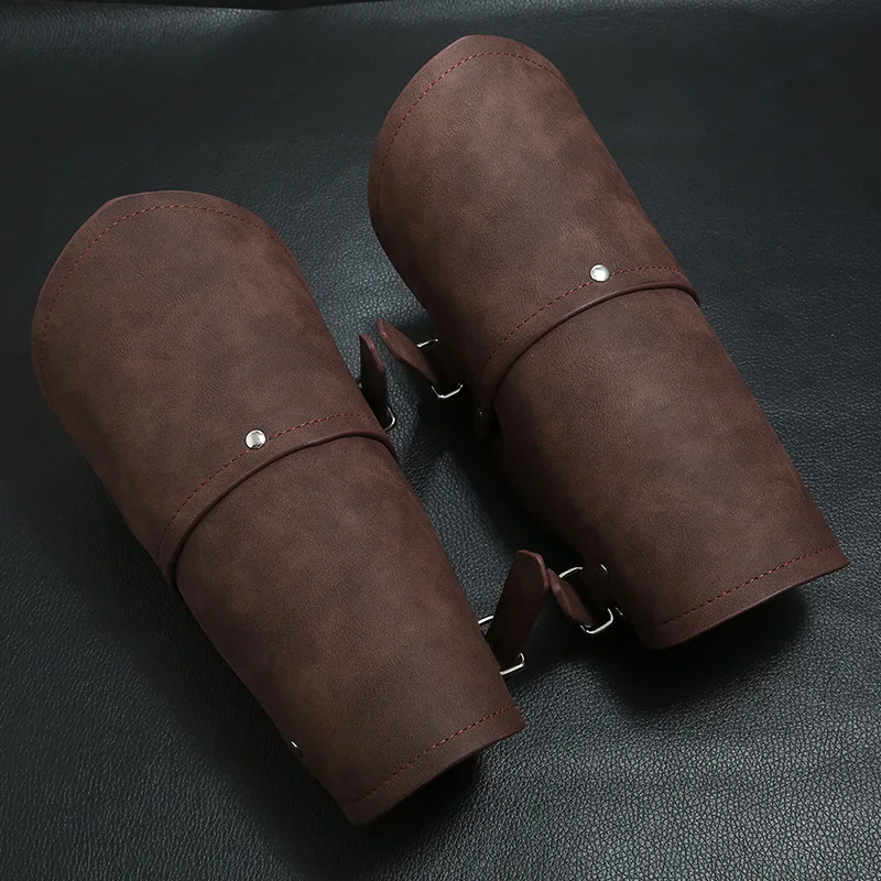Medieval Men'S Accessories - Middeleeuwse Armor Handschoenen Brede Manchet Bracers
