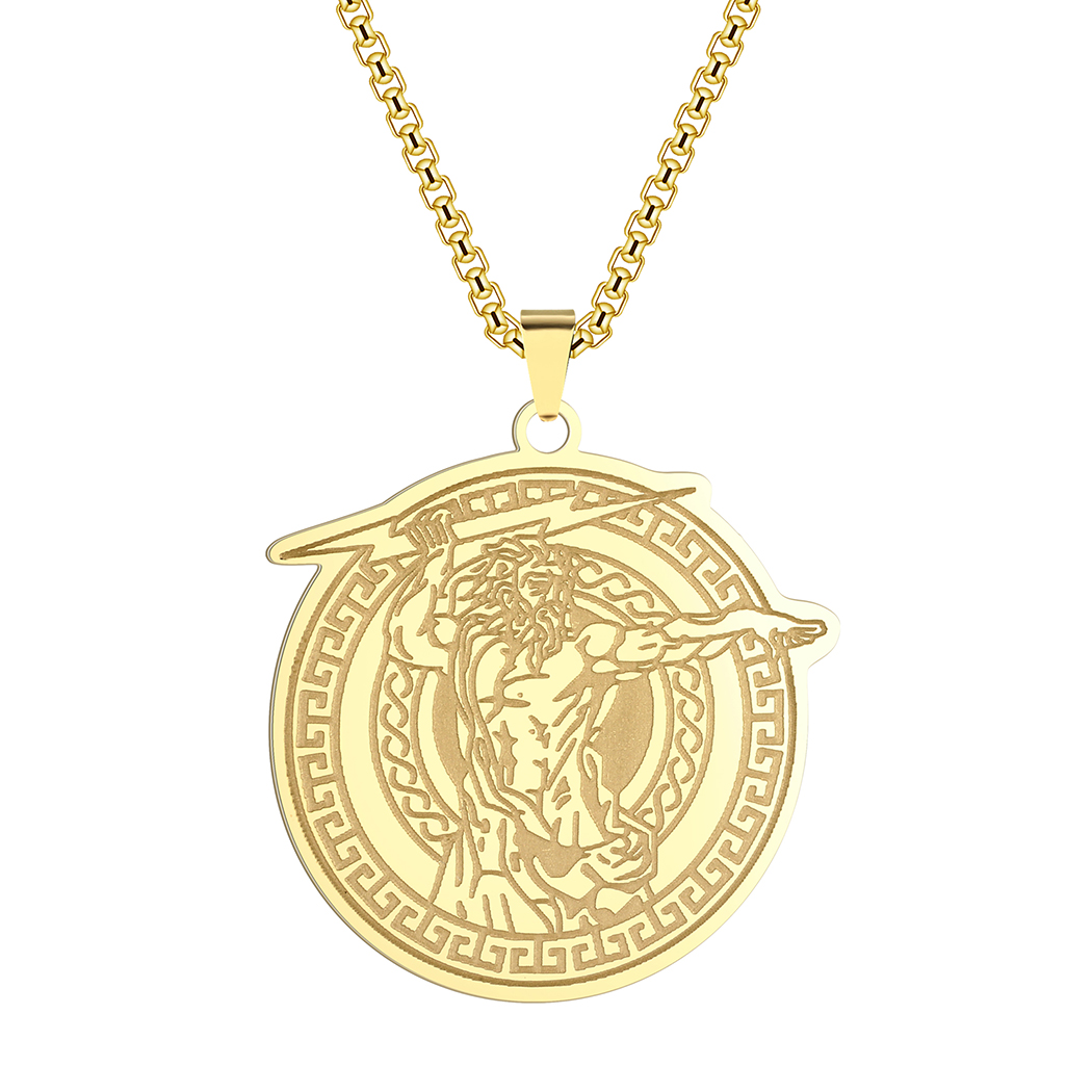 Zeus Men Accessories - Vintage Zeus Hanger Ketting Griekse Mythologie