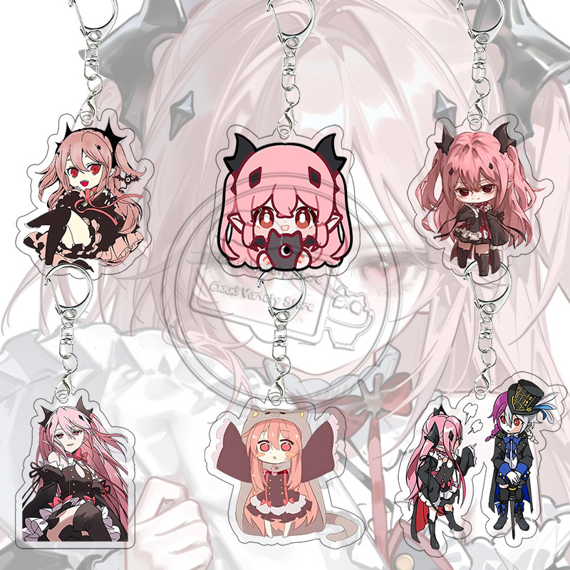 Men Keychain Accessories - Krul Tepes sleutelhanger Cartoon Seraph of