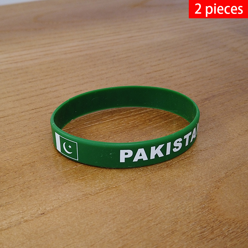 Men Accessories Pakistan - 2 Stuks Pakistan Nationale Vlag Polsbandjes