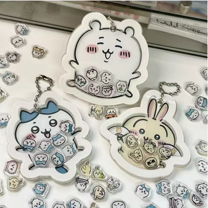 Men Keychain Accessories - JiiKawa Acryl sleutelhanger Leuke rugzak charme
