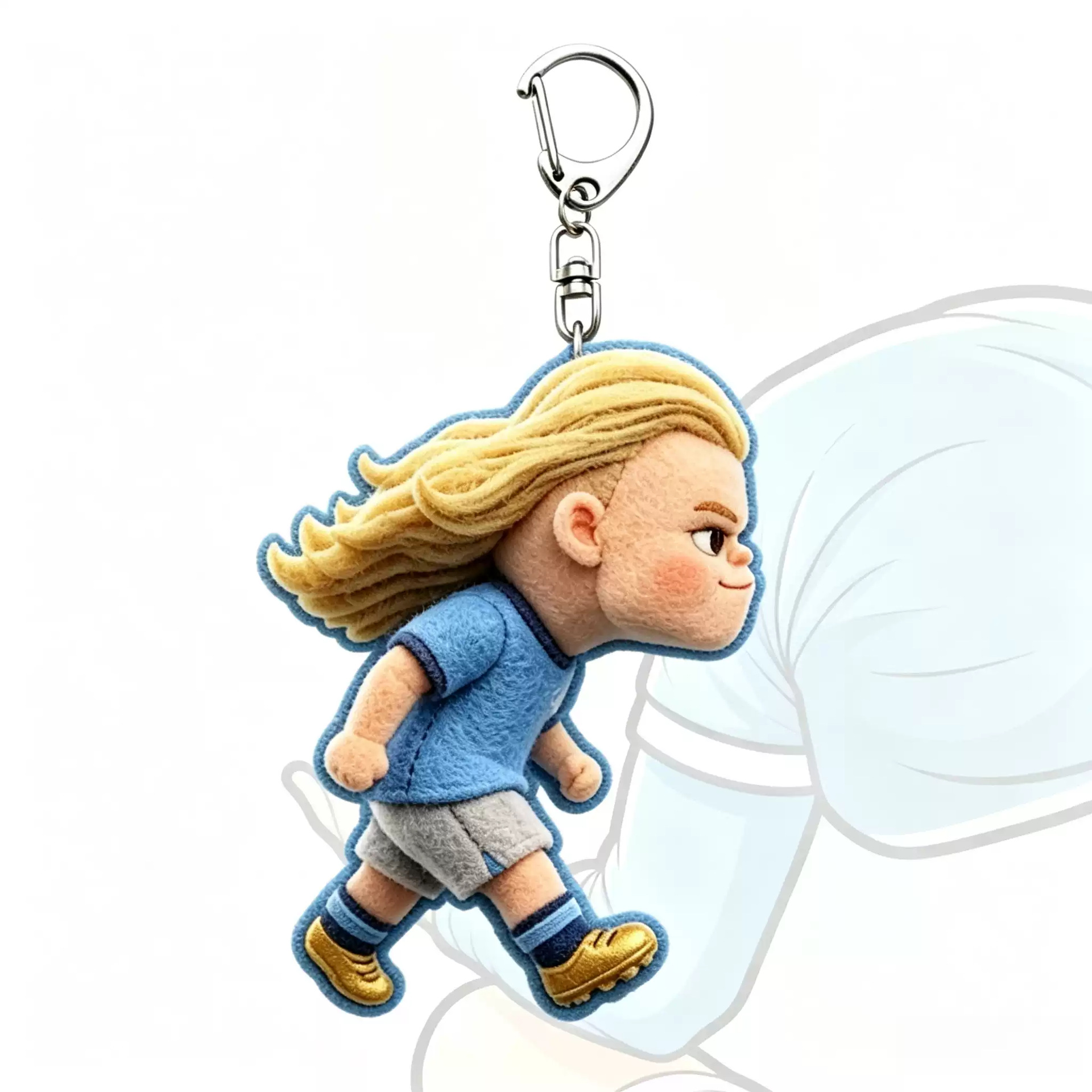 Men Keychain Accessories - Haaland Toys Slime Acryl Sleutelhanger Schattig