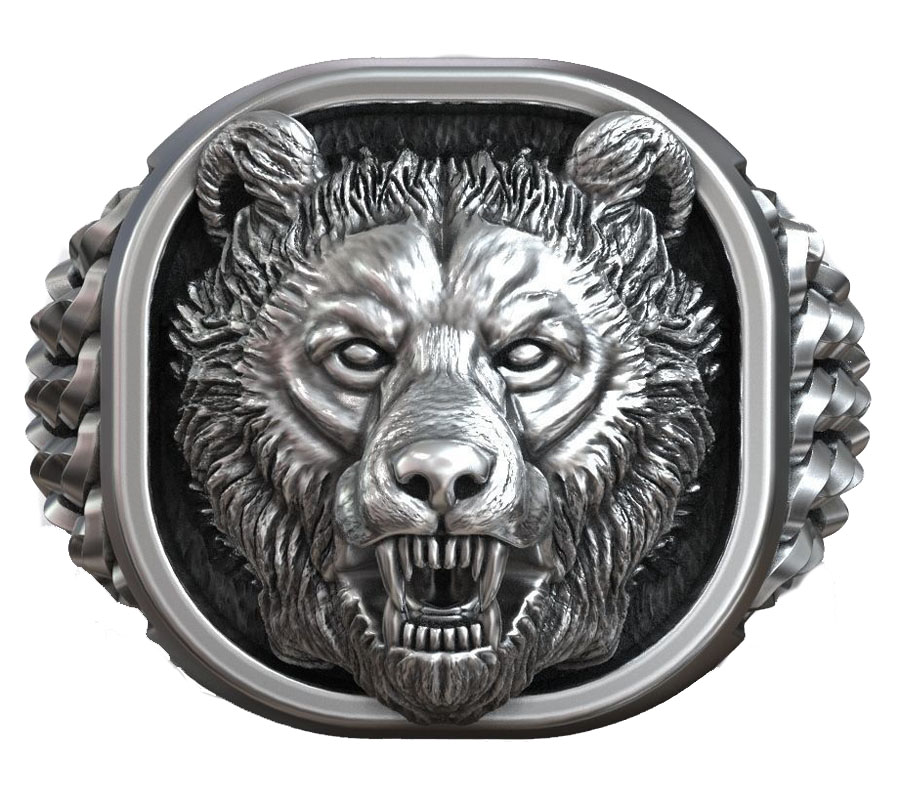 22g Viking Berenkop Noordse Or - Signet Ring Men recensie en prijs