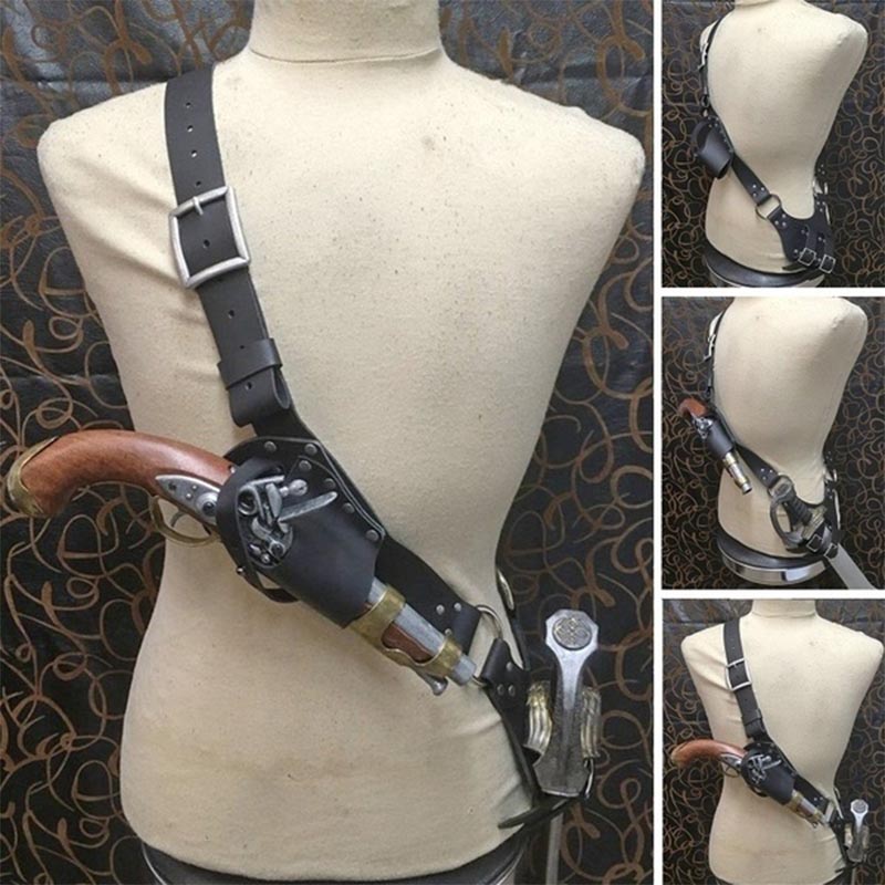 Leren middeleeuwse piraten sch - Medieval Men'S Accessories recensie en prijs