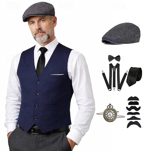 Plus size heren 1920s Roaring  - Medieval Men'S Accessories recensie en prijs