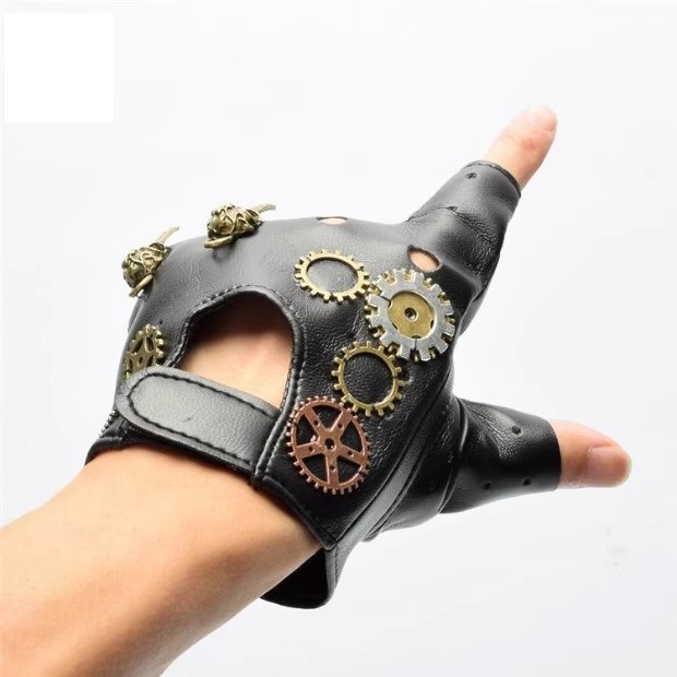 Steampunk PU lederen vingerloz - Medieval Men'S Accessories recensie en prijs