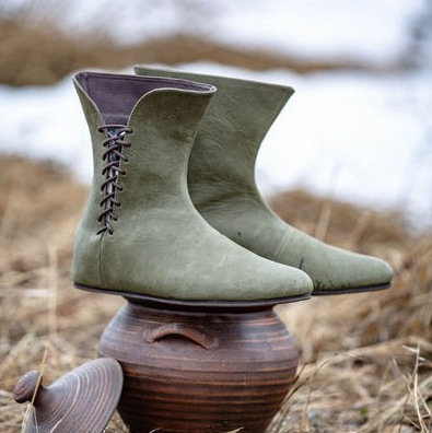 Middeleeuwse leren schoen voor - Medieval Men'S Accessories recensie en prijs